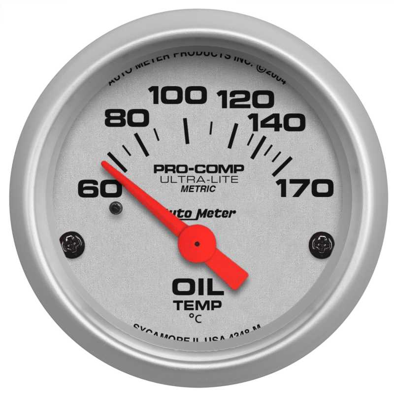 Ultra-Lite® Electric Oil Temperature Gauge 4348-M